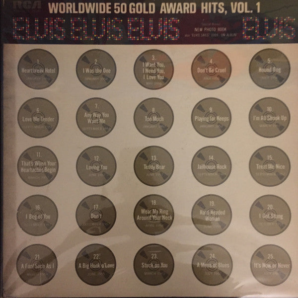 Master Release: Worldwide 50 Gold Award Hits, Vol. 1 by Elvis Presley