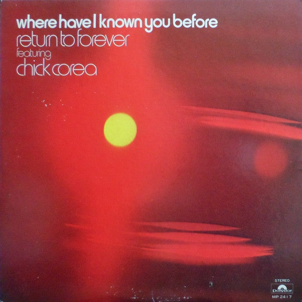 Release: Where Have I Known You Before-Vinyl-Japan-1975-MP 2417-2099256