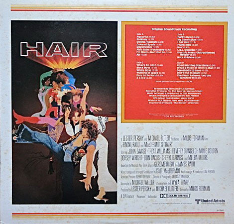 Release: Hair (Original Soundtrack Recording)-Vinyl-Japan-1979-RCA-9157/58-3770555