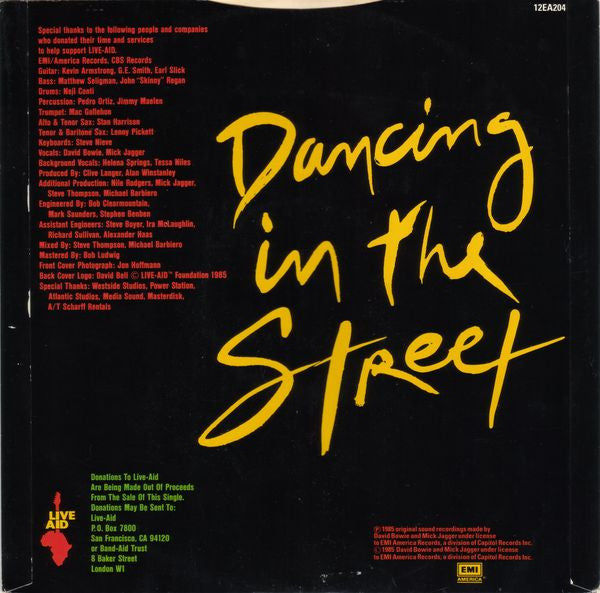 Release: Dancing In The Street-Vinyl-UK-1985-12EA 204, 12EA204-1369704