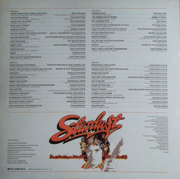 Release: Stardust - 44 Original Hits From The Sound Track Of The Film-Vinyl-Japan-1974-ISS-67012-13-6565174