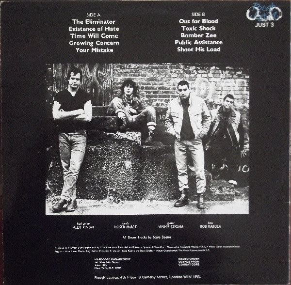 Release: Cause For Alarm-Vinyl-UK-1986-JUST 3-1443901