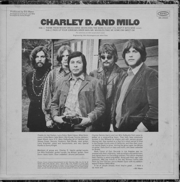 Master Release: Charley D. And Milo by Charley D. And Milo
