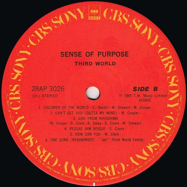 Sense Of Purpose