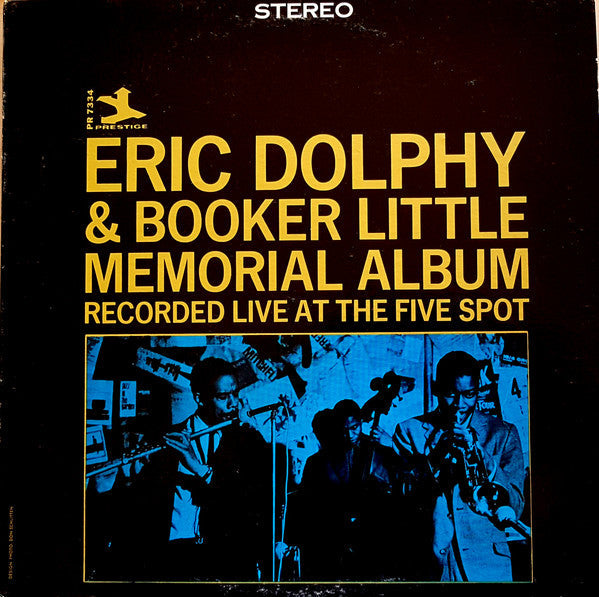 Release: Memorial Album Recorded Live At The Five Spot-Vinyl-US-1965-PRST 7334, PR 7334, 7334-8731707