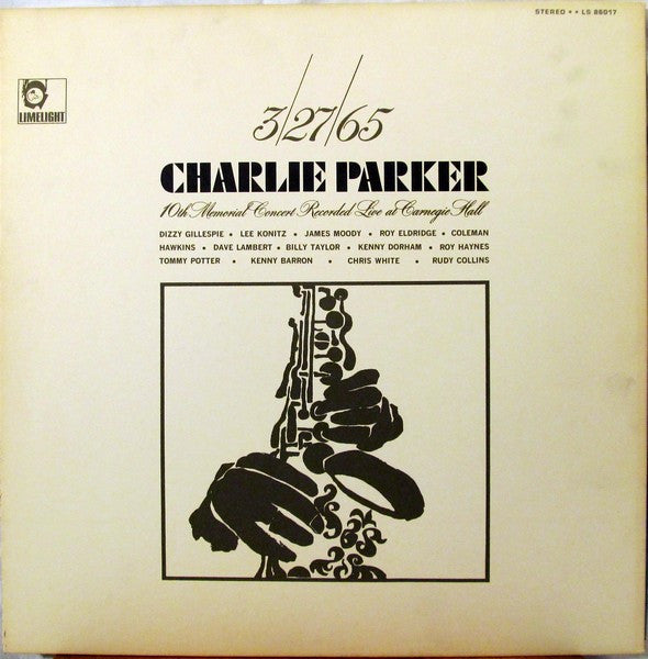 Release: 3/27/65 Charlie Parker 10th Memorial Concert-Vinyl-US-1965-LS 86017, LS-86017-1063512