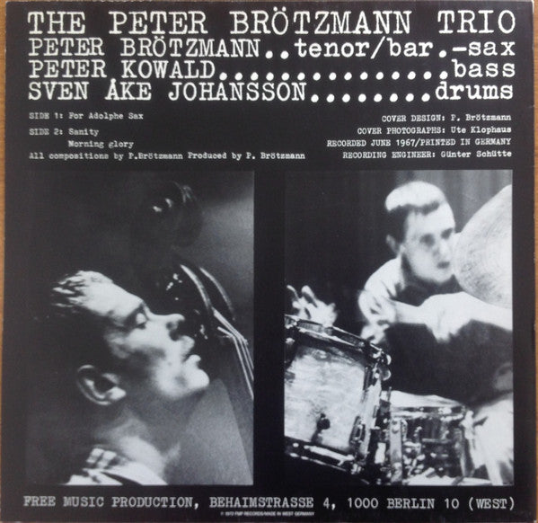Release: For Adolphe Sax-Vinyl-Germany-None-FMP 0080-7244952