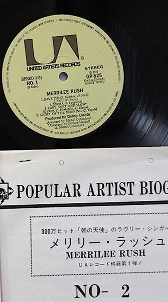 Release: Merrilee Rush-Vinyl-Japan-1977-GP-525-2876540