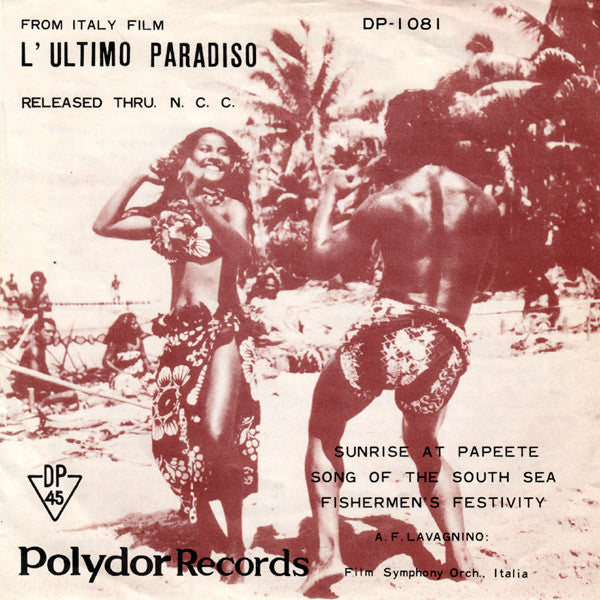 Master Release: From Italy Film L' Ultimo Paradiso = 映画「最後の楽園」オリジナル・サウンドトラックより by Angelo Francesco Lavagnino