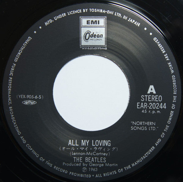 オール・マイ・ラヴィング = All My Loving / ラヴ・ミー・ドゥー = Love Me Do