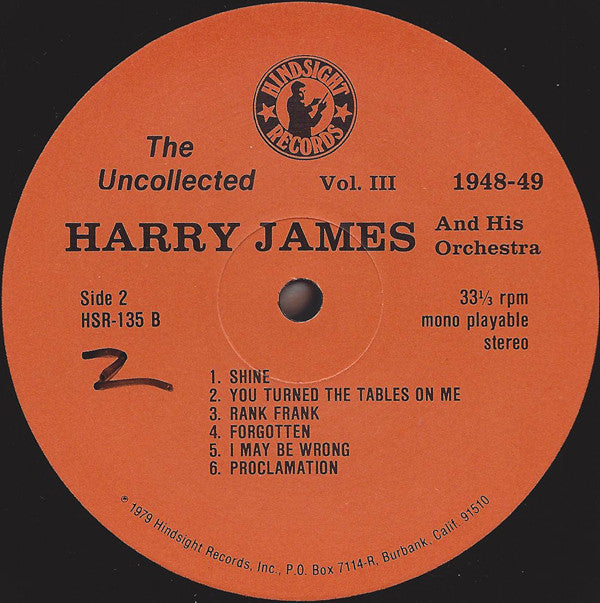 The Uncollected Harry James, Vol. 3, 1948-1949