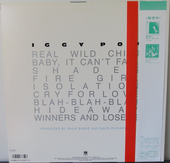 Release: Blah-Blah-Blah-Vinyl-Japan-1986-C28Y3097-2518231