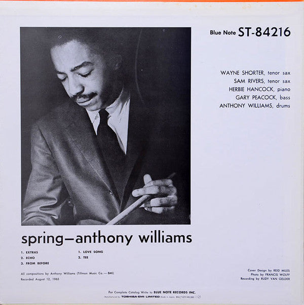Release: Spring-Vinyl-Japan-1985-BNJ 71075, BST 84216-4839995