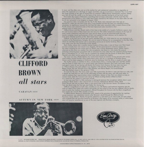 Clifford Brown All Stars