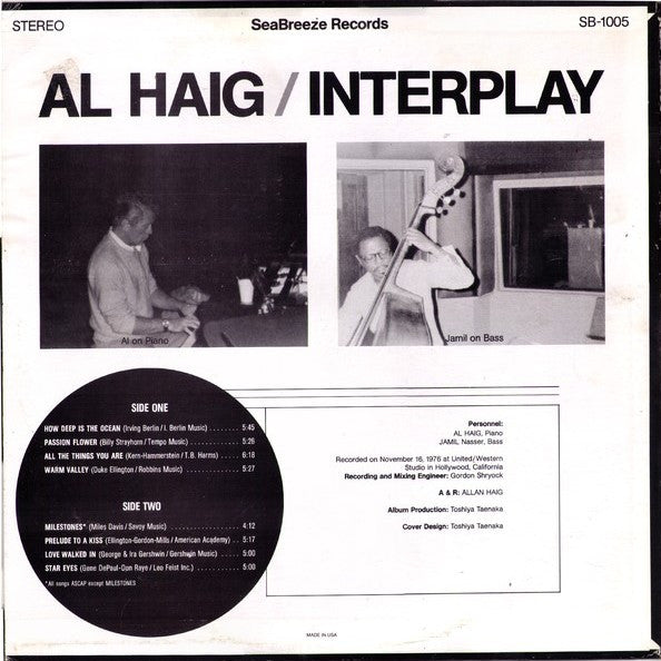 Release: Interplay-Vinyl-US-1976-SB-1005, SB 1005-3149100