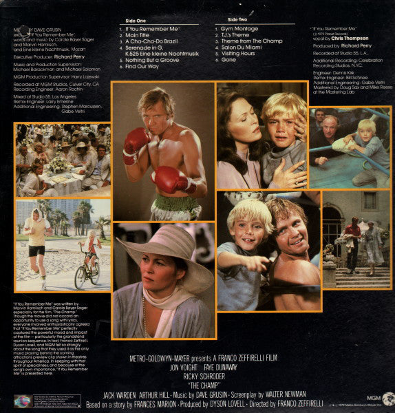 Master Release: The Champ (Original Motion Picture Soundtrack) by Dave Grusin