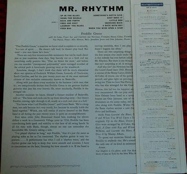 Release: Mr. Rhythm-Vinyl-Japan-1975-RJL-2518(M)-6865073