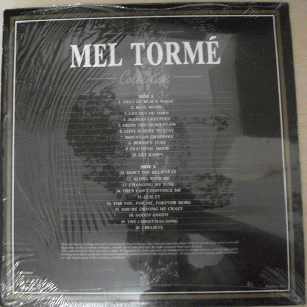 Release: The Mel Tormé Collection - 20 Golden Greats-Vinyl-Italy-1985-DVLP 2046-2754525