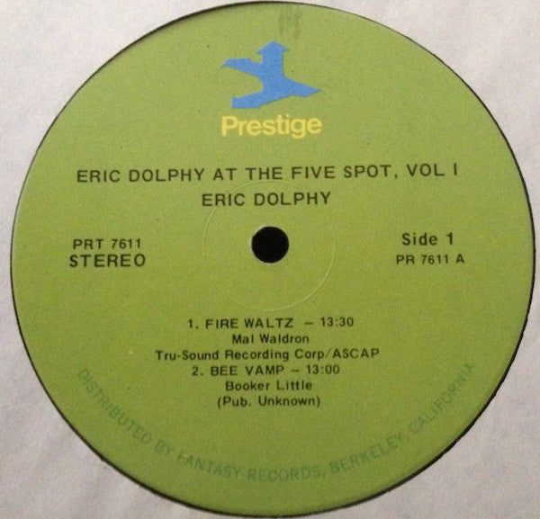 At The Five Spot, Vol. 1