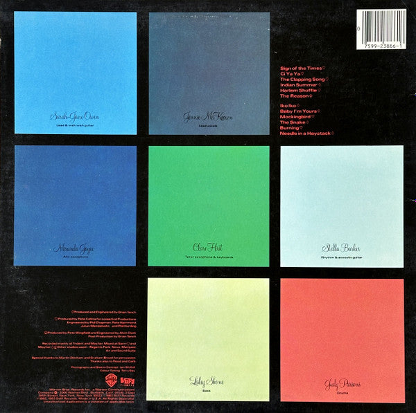 Release: The Belle Stars-Vinyl-US-1983-1-23866, 9 23866-1, 9 23866-1-1694534