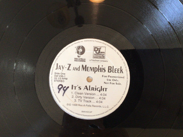 Release: It's Alright / The Doe-Vinyl-US-1998-Def 236-1, Def 236-1-2040366