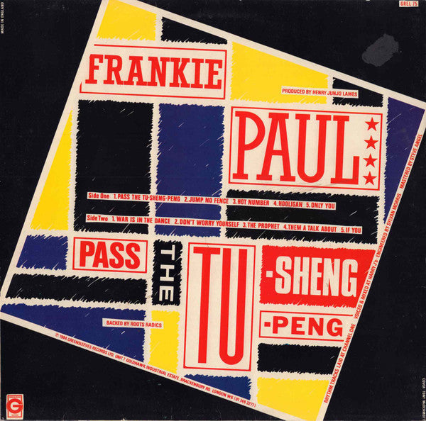 Master Release: Pass The Tu-Sheng-Peng by Frankie Paul
