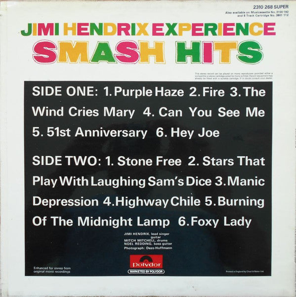 Release: Smash Hits-Vinyl-UK-1971-2310 268-1268316