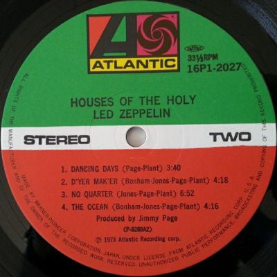 Houses Of The Holy