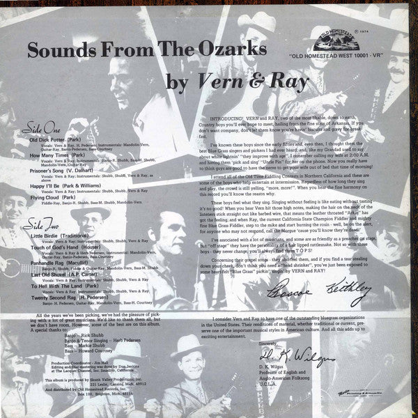 Release: Unknown Release-Vinyl-US-1974-OHW 10001, Old Homestead West 10001-VR-3424850