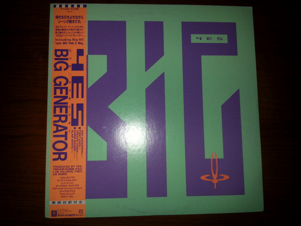 Release: Big Generator-Vinyl-Japan-1987-P-13429-8274007