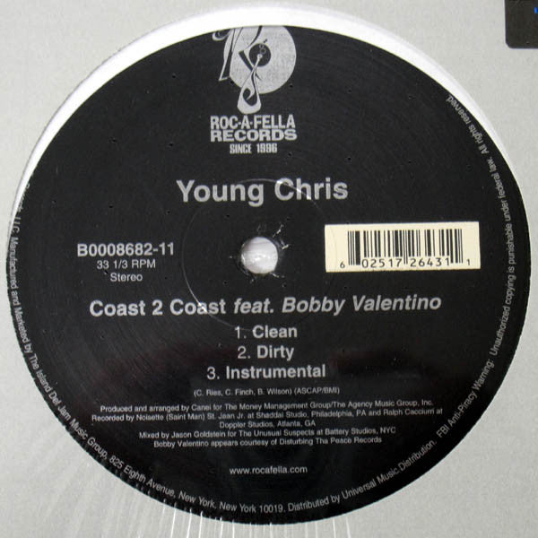 Master Release: Coast To Coast by Young Chris