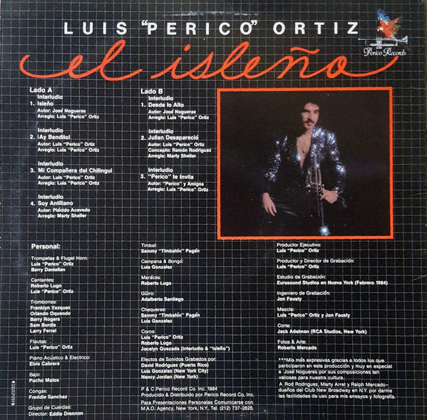 Release: El Isleño-Vinyl-US-1984-#340, PR 340-6879919