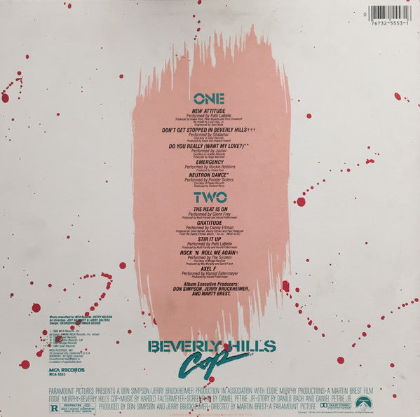 Release: Beverly Hills Cop (Music From The Motion Picture Soundtrack)-Vinyl-US-1984-MCA-5553-8257303