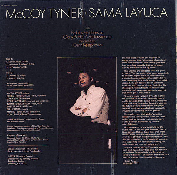 Master Release: Sama Layuca by McCoy Tyner