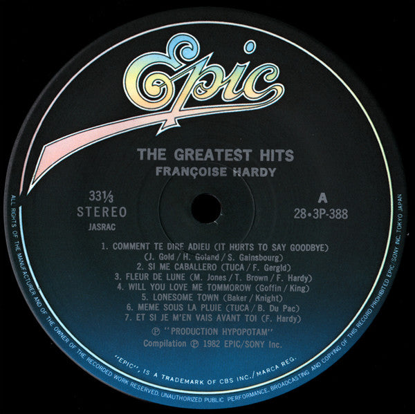 The Greatest Hits = さよならを教えて / フランソワーズ・アルディヒット集