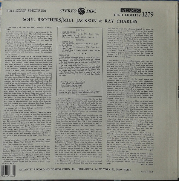 Release: Soul Brothers-Vinyl-US-None-SD 1279, 1279-6710139