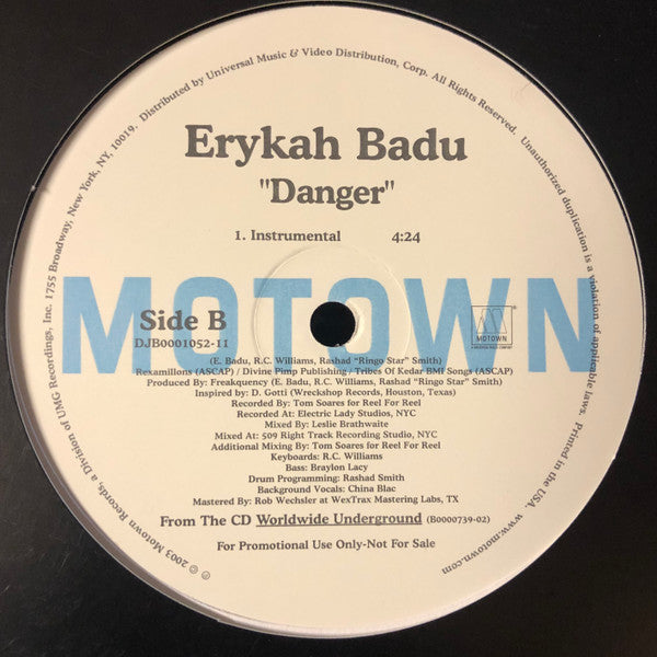 Release: Danger-Vinyl-US-2003-DJB0001052-11-7538578