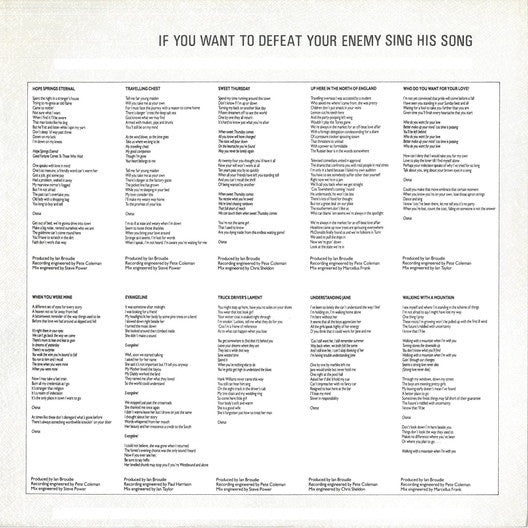 If You Want To Defeat Your Enemy Sing His Song
