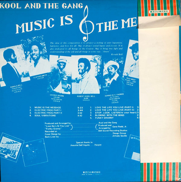 Master Release: Music Is The Message by Kool & The Gang