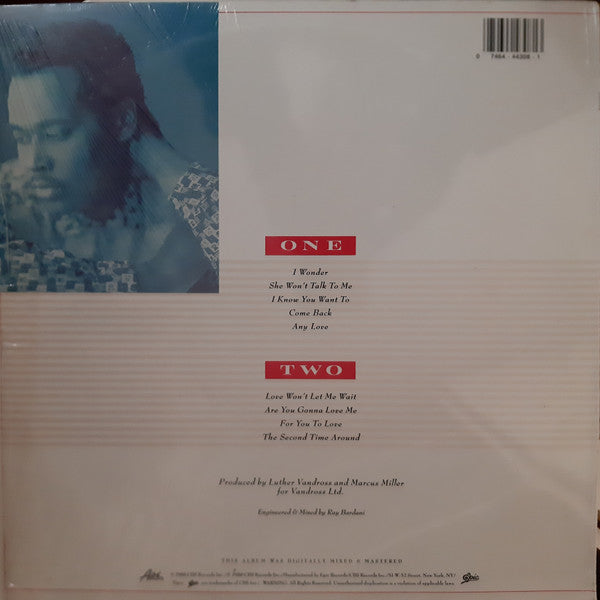 Master Release: Any Love by Luther Vandross