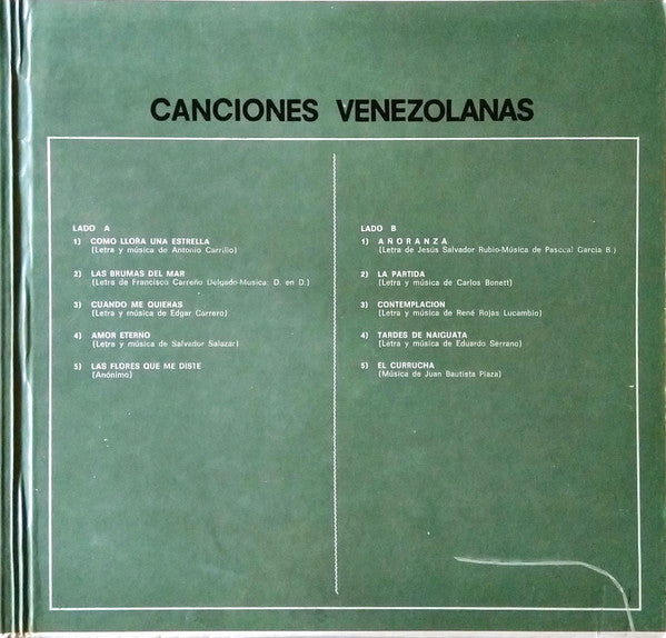 Canta Canciones Venezolanas