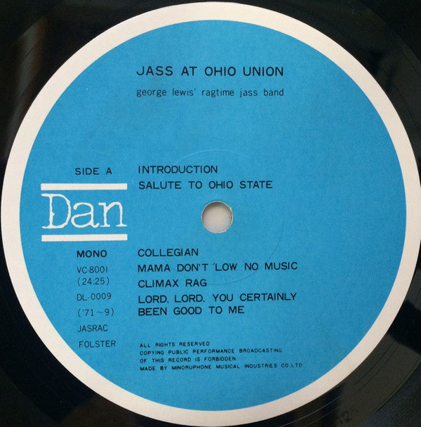 Release: Jass At The Ohio Union-Vinyl, Box Set-Japan-1971-VC-8001-8002-8677906