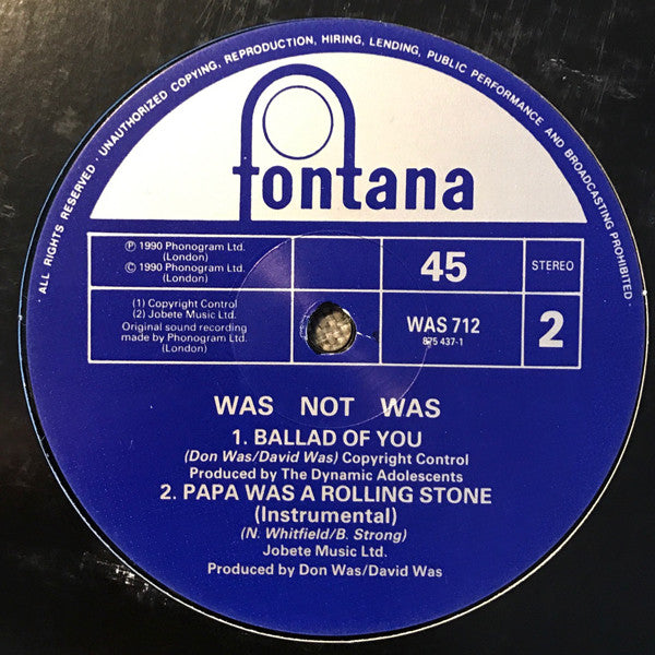 Papa Was A Rolling Stone