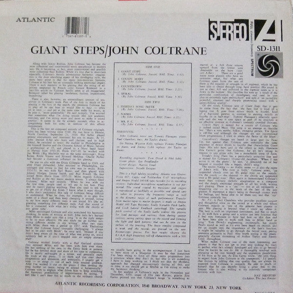 Release: Giant Steps-Vinyl-US-None-SD 1311-8122050