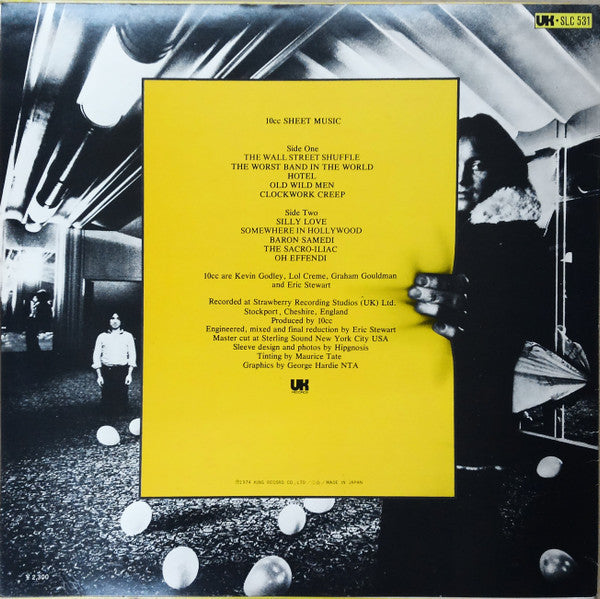 Release: Sheet Music-Vinyl-Japan-1974-SLC 531-4113464