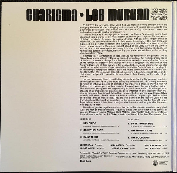 Master Release: Charisma by Lee Morgan