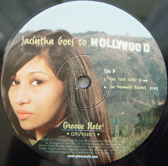 Jacintha Goes To Hollywood