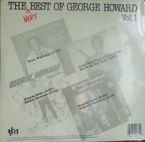 Master Release: The Very Best Of George Howard Vol. 1 by George Howard