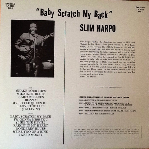 Release: Baby Scratch My Back-Vinyl-US-None-LP-8005 SO-1-2420762