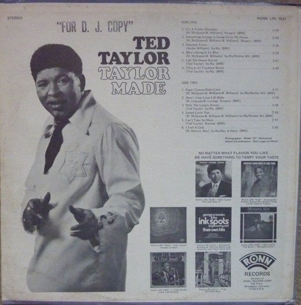 Master Release: Taylor Made by Ted Taylor